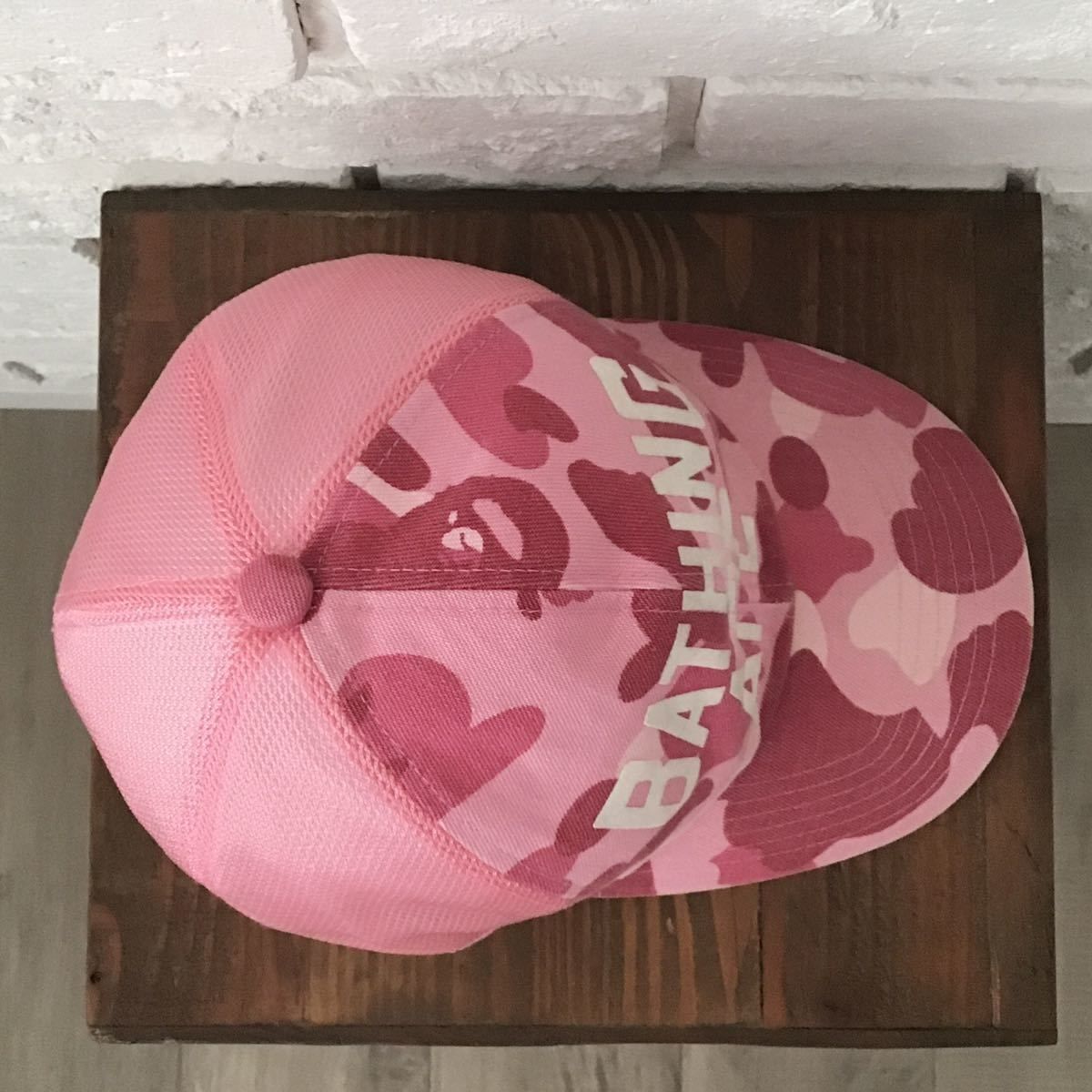 A BATHING APE 迷彩ピンクキャップ A BATHING APE® X BAYC Mesh Cap
