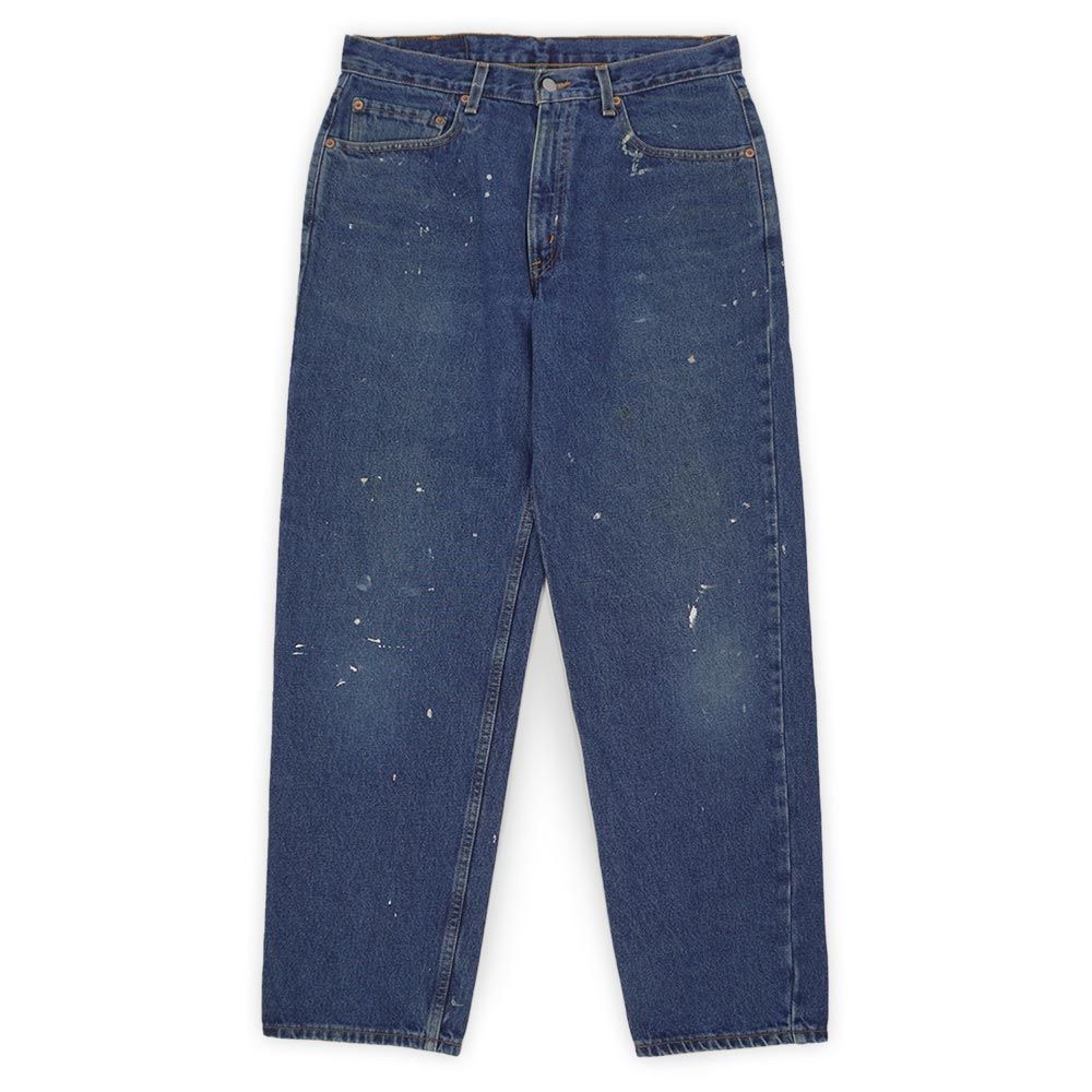 リーバイス Levi's 90s 90年代 550 デニムパンツ ジーンズ ペンキ 560 501 505 バギー USA ヴィンテージ アメリカ 古着 メンズ ズボン パンツ ブルー / 濃紺 W34 L30【】