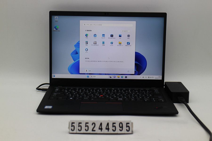 Lenovo ThinkPad X1 Carbon 7th Gen Core i5 8365U 1.6GHz/16GB/256GB(SSD)/14W/FHD(1920x1080) タッチパネル/Win11 【555244595】