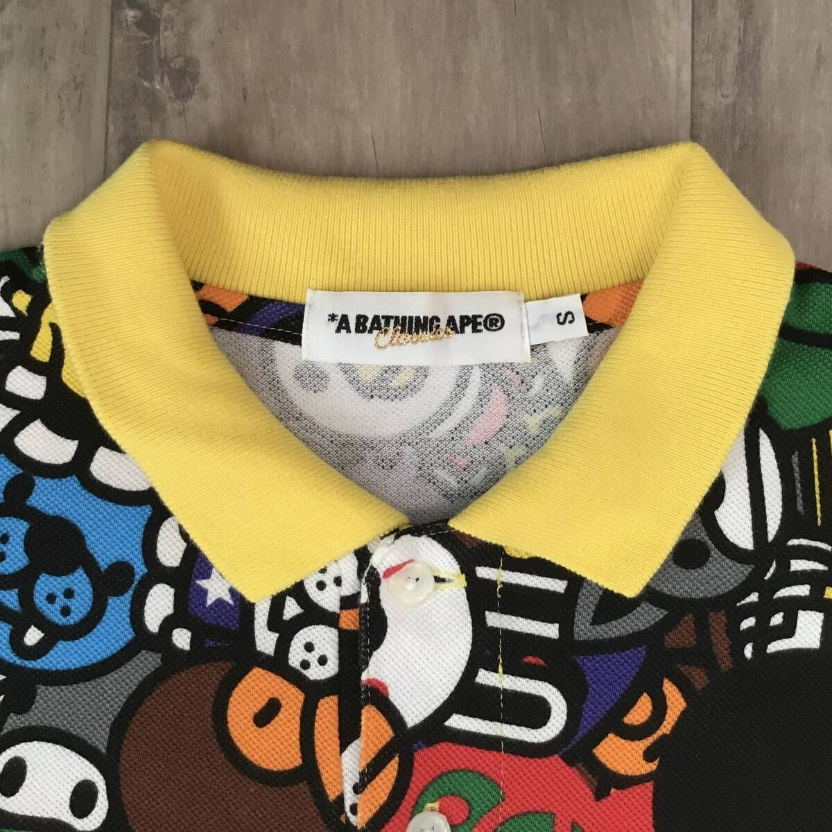 BAPE マイロサファリ柄ポロシャツ　メンズL A Bathing Ape マイロサファリ ポロシャツ size L - メルカリ