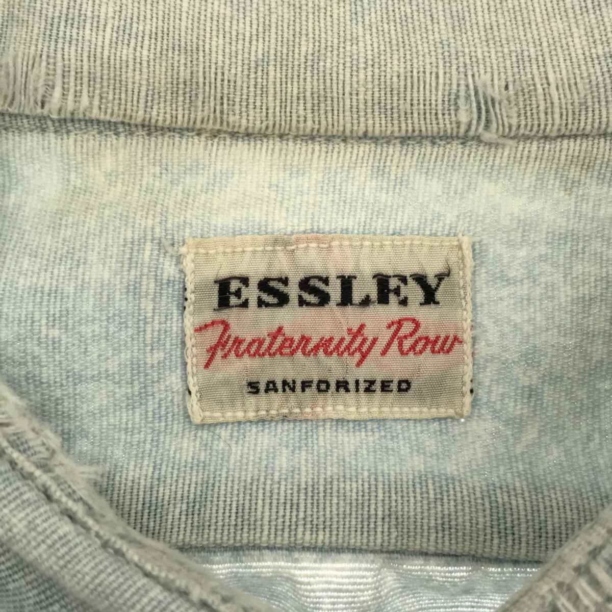 40's ESSLEY ドレスワークシャツ vintage フラタニティ