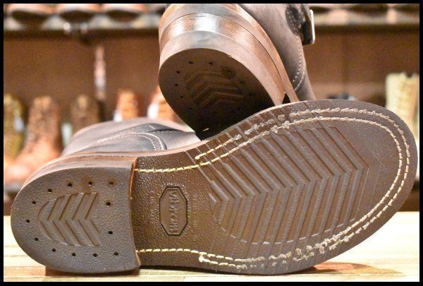 10EEE 20年 WESCO ウエスコ カスタムボス ブラック 黒 11インチハイト ビブラム700 レザーライニング ブーツ BOSS HOPESMORE FJ104 WWW_MORNINGWALKER_COM