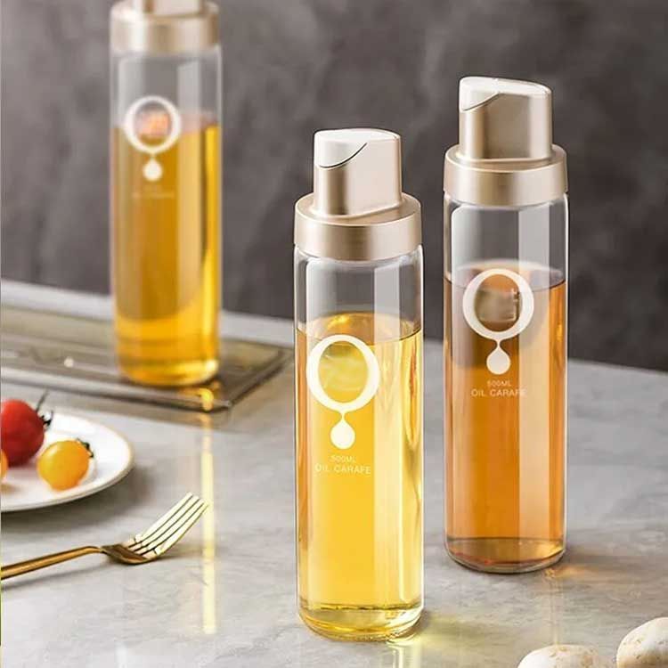 オイルボトル 液だれしない ビネガーボトル 醤油ボトル ガラス ボトル