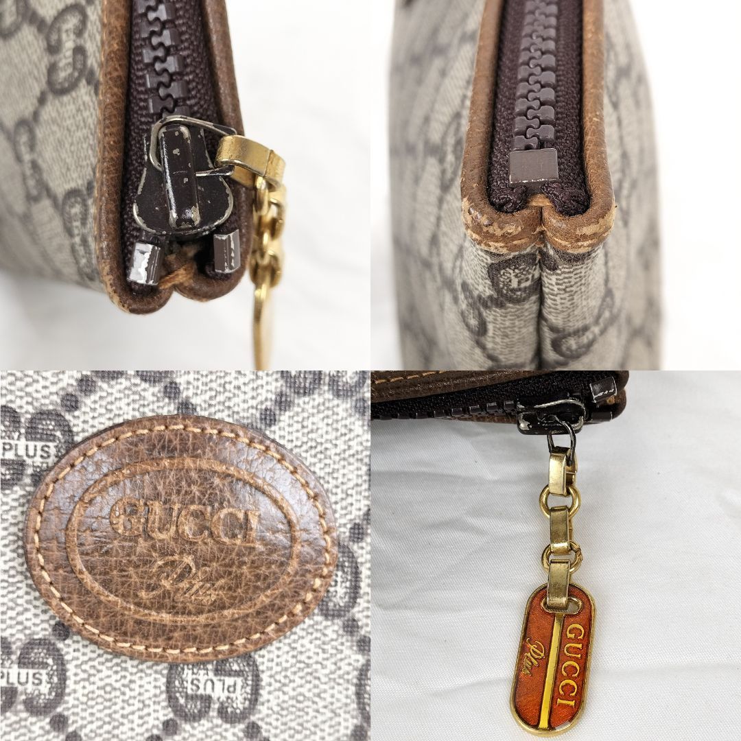 GUCCI PLUS オールドグッチ　クラッチバッグ ヴィンテージ GUCCI オールドグッチ クラッチバッグ シェリーライン GGプラス
