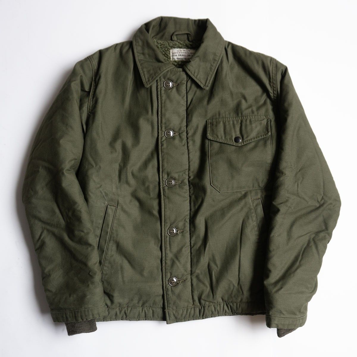 BUZZ RICKSON S US NAVY A-2 DECK JACKET S デッキジャケット ミリタリー バズリクソンズ 25100591