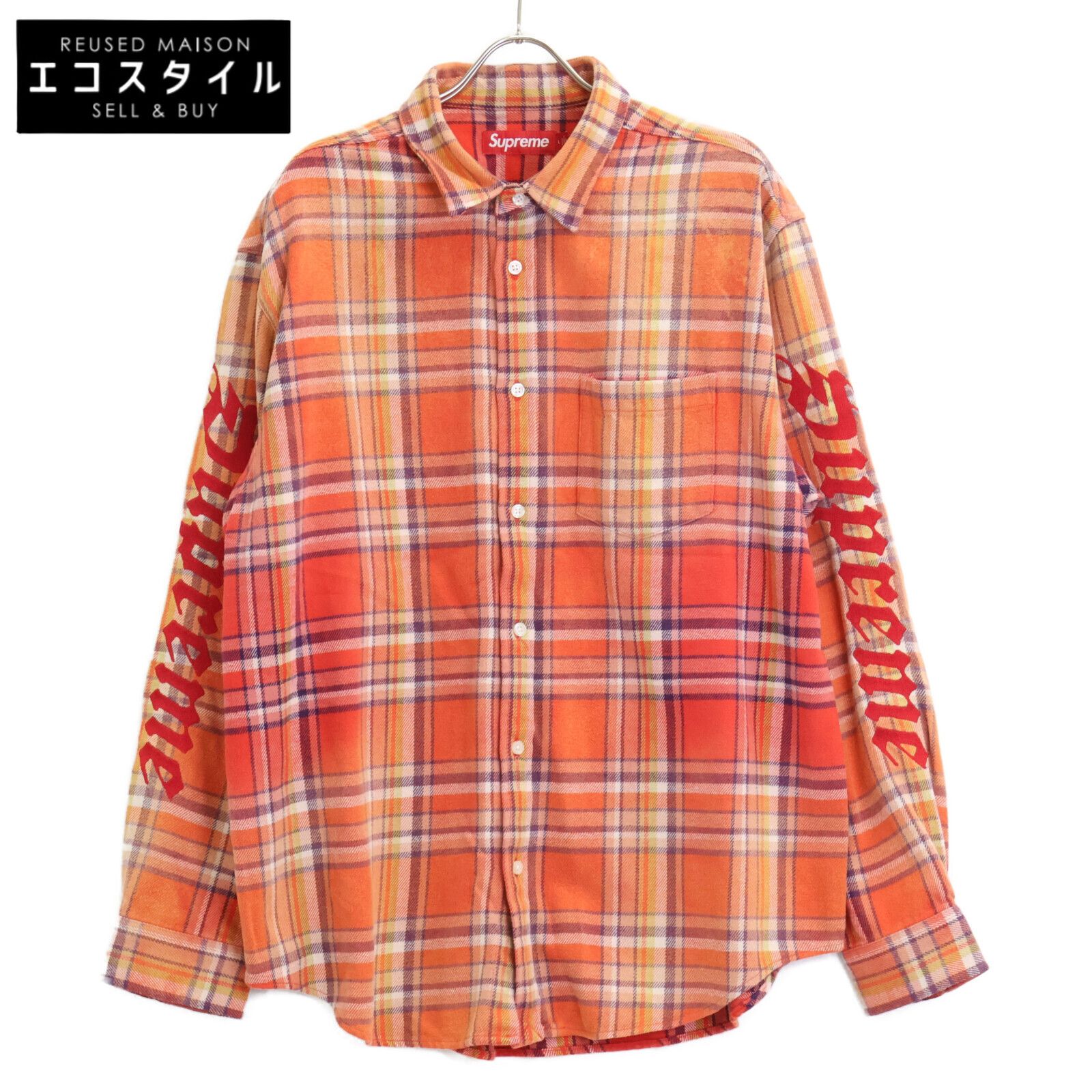 【本物保証 /関税・送料無料】Supreme Old English Plaid Shirt 本物保証 /関税・送料無料】Supreme Old English Plaid Shirt