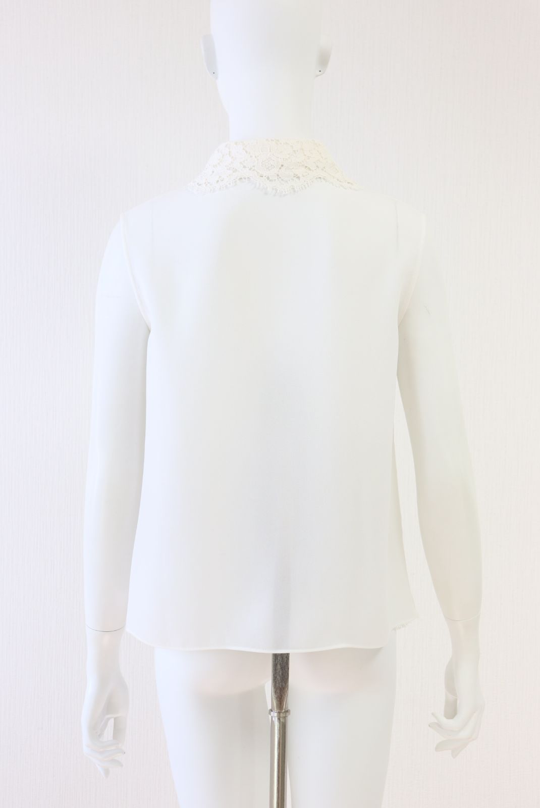 Rene 刺繍レースノースリーブブラウス 6011010 白/ホワイト ルネ 