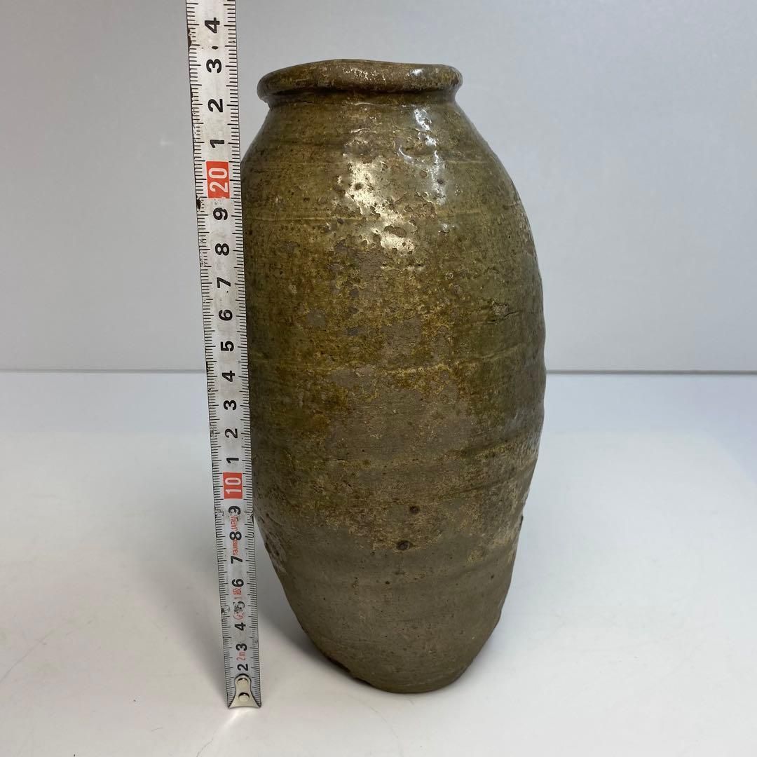 送料無料の商品多数！ 高麗青磁 朝鮮花器 16世紀 タルチ 高さ約23.5㎝ 東な6-0604