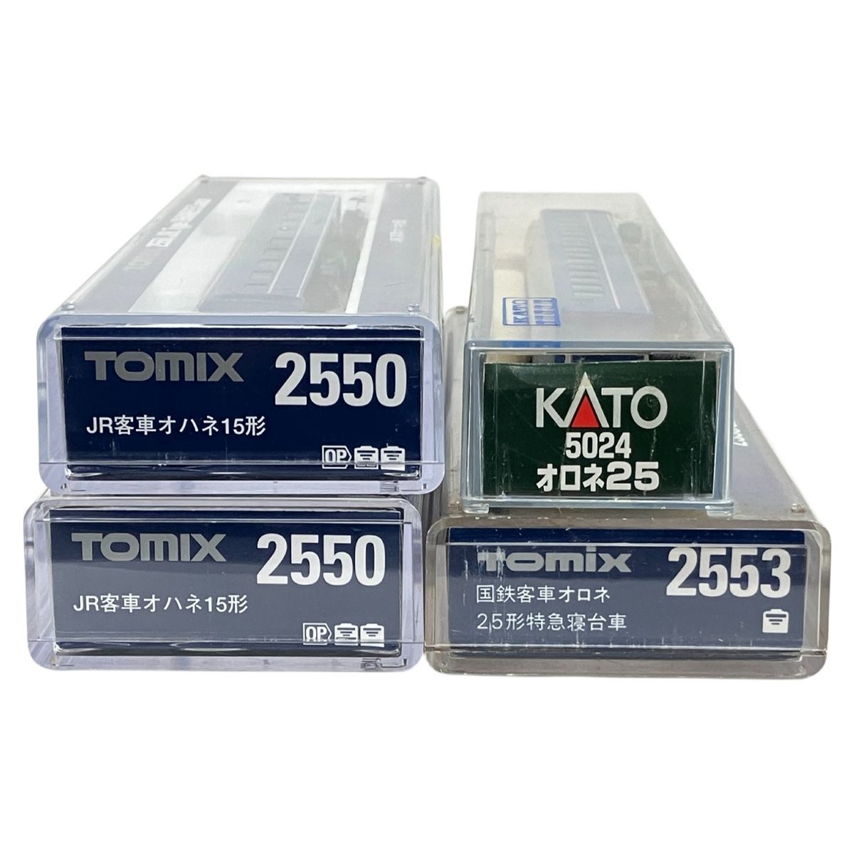 TOMIX 客車 KATO 貨車セット TOMIX KATO 2550 2553 5024 JR 客車 4両 おまとめ Nゲージ 鉄道