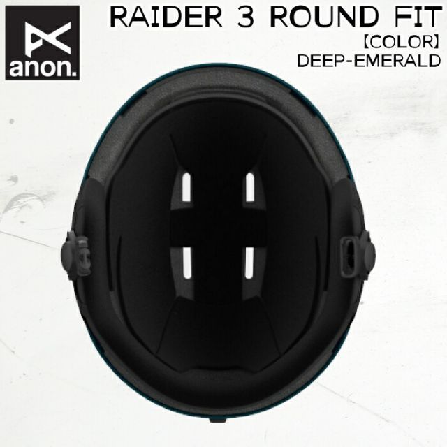 ヘルメット アノン ライダー スリー ラウンド フィット 24-25