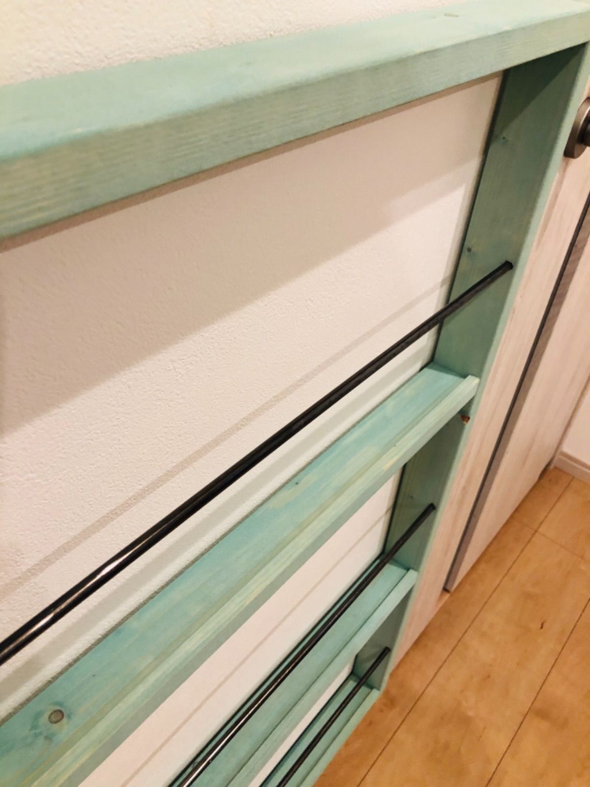 ☆全5色☆ 壁掛け 3段 絵本ラック スリッパラック マガジン