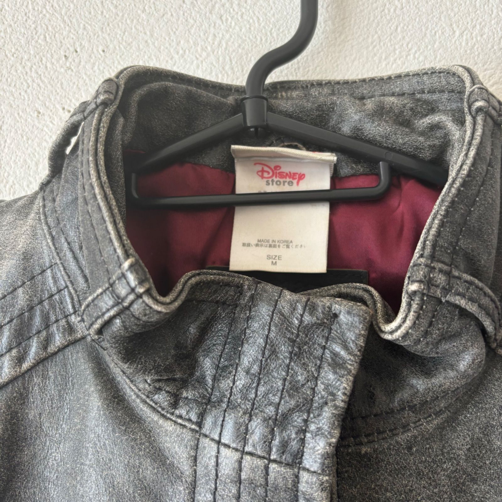 Z807 Disney store ディズニーストア レザージャケット ミッキー