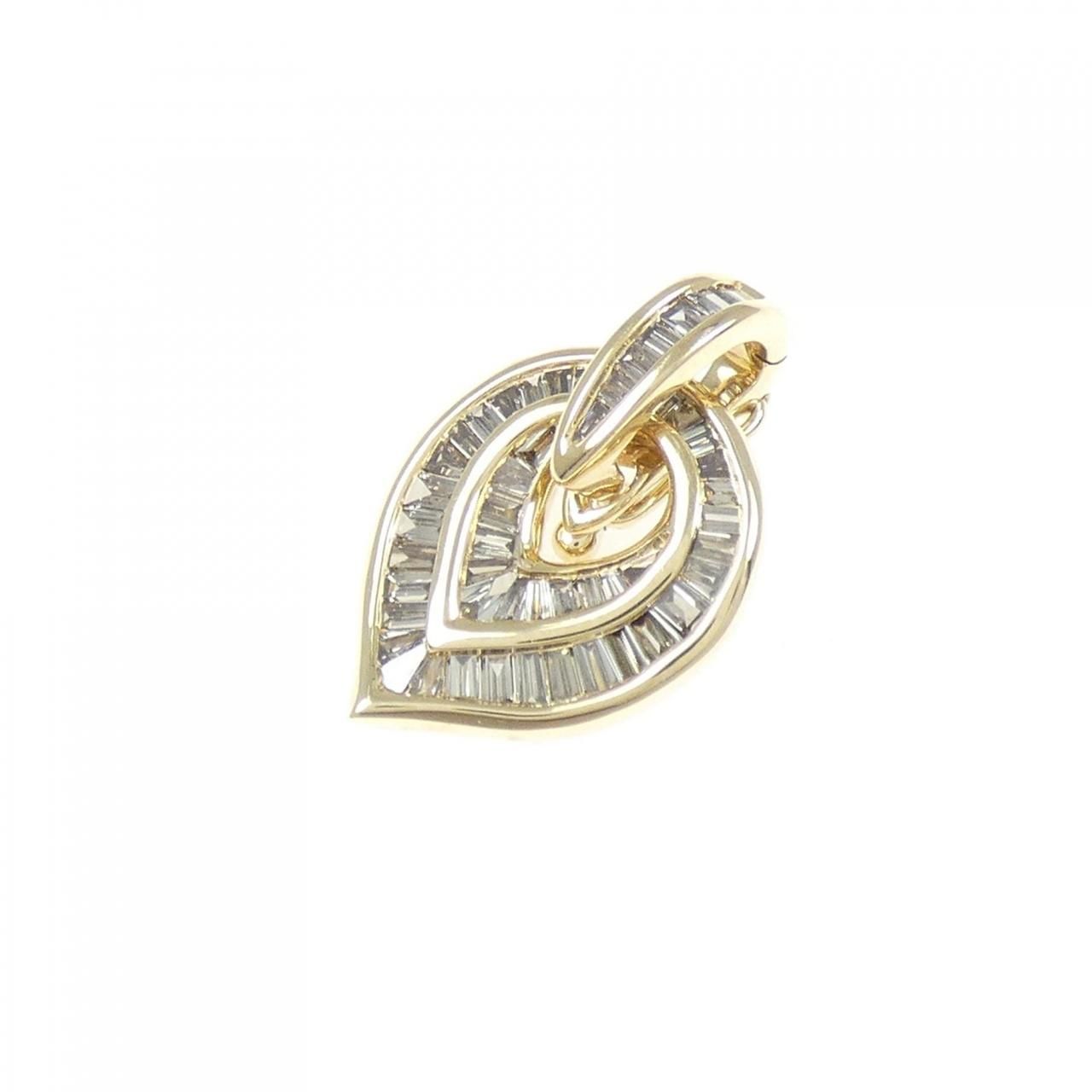 K18YG ダイヤモンド ペンダント 0.52CT