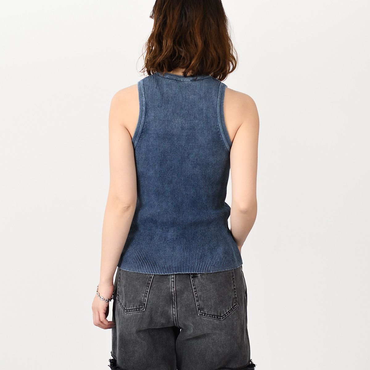 DIESEL ディーゼル タンクトップ トップス M-ANCHOR-A-SL ノースリーブ 