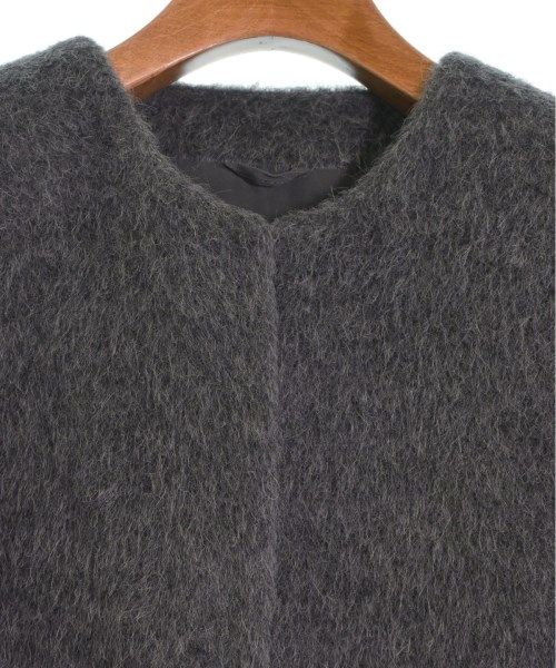 BRUNELLO CUCINELLI ノーカラージャケット グレー 4213224G0023 BRUNELLO CUCINELLI ノーカラージャケット レディース 【古着