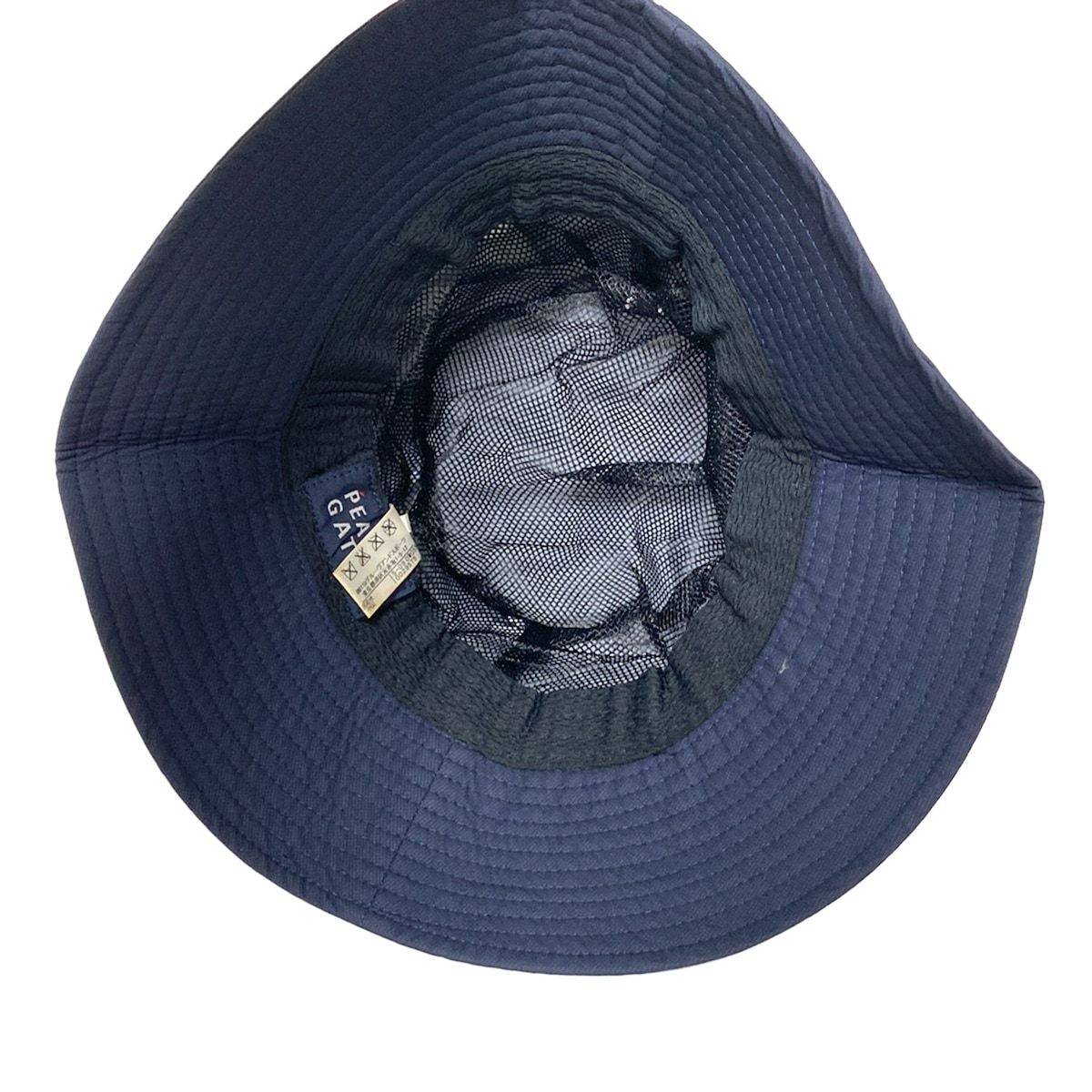 PEARLY GATES(パーリーゲイツ) ハット FR - ネイビー×白 - メルカリ
