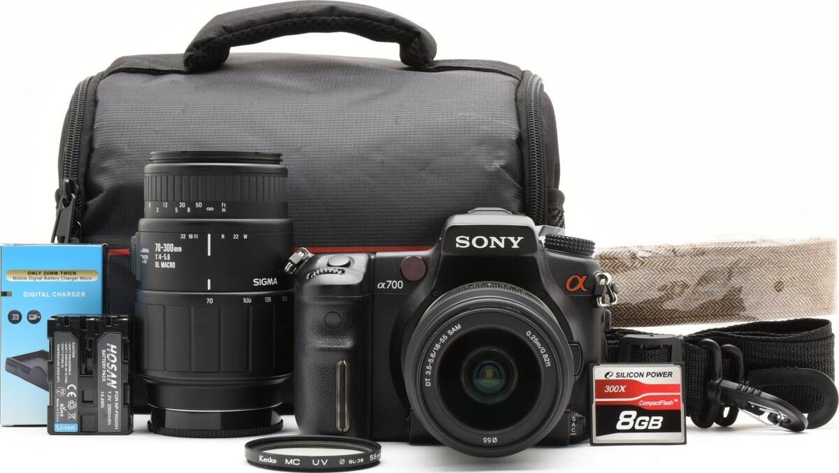 G09[6759B] SONY α700 ダブルレンズ DSLR-A700