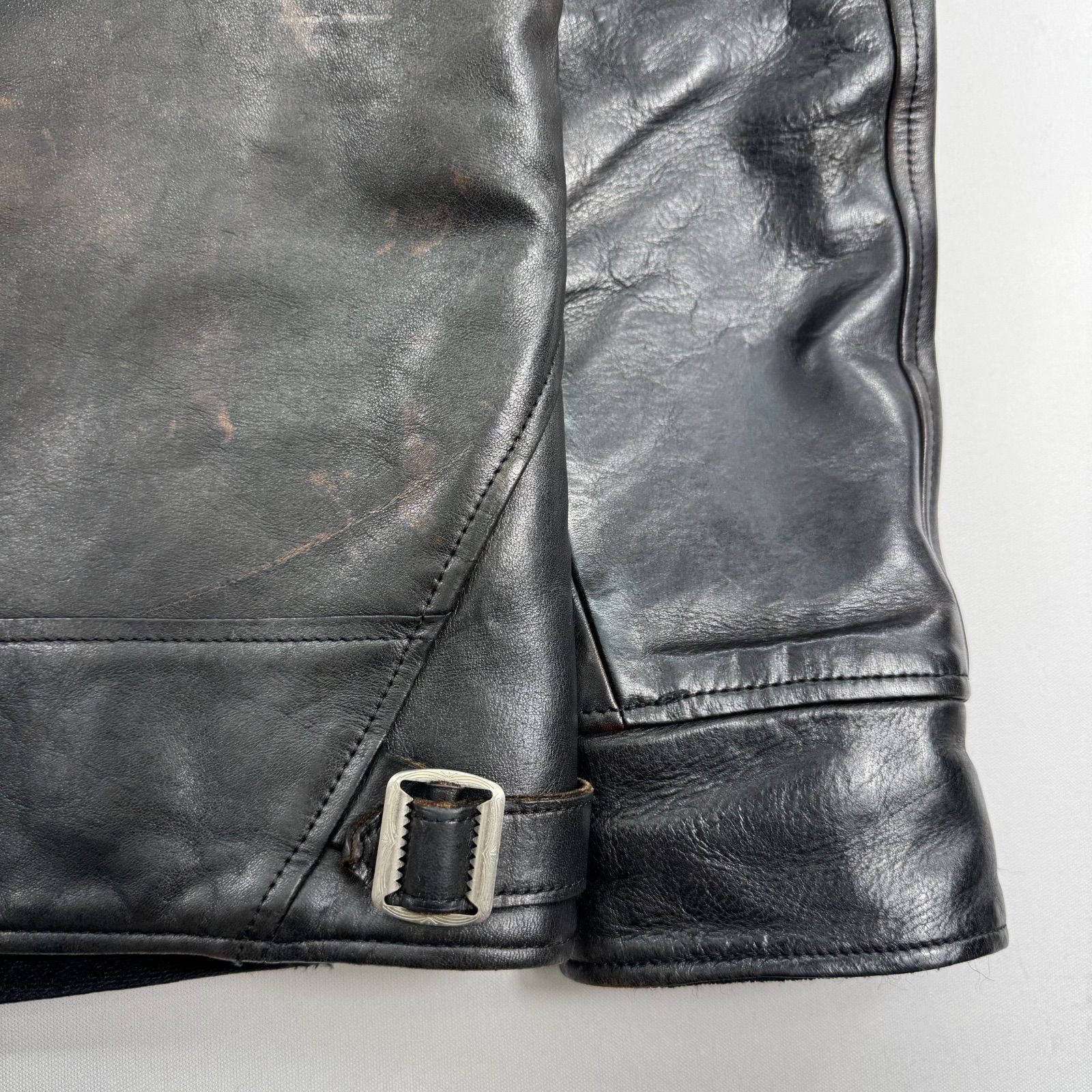 TENDERLOIN テンダーロイン T-HIDE S ショールカラー 茶芯 ホース