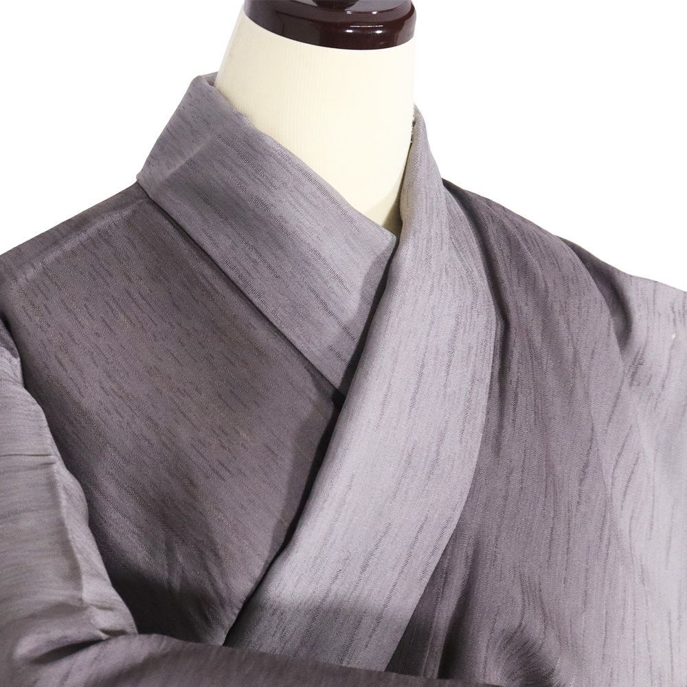 正絹 茶紫