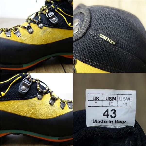 美品 スポルティバ LA SPORTIVA EVO GTX EU43 エボ 厳冬期 登山 アルパイン ブーツ 靴 シューズ アウトドア 美品 スポルティバ LA SPORTIVA EVO GTX EU43 エボ 厳冬期 登山