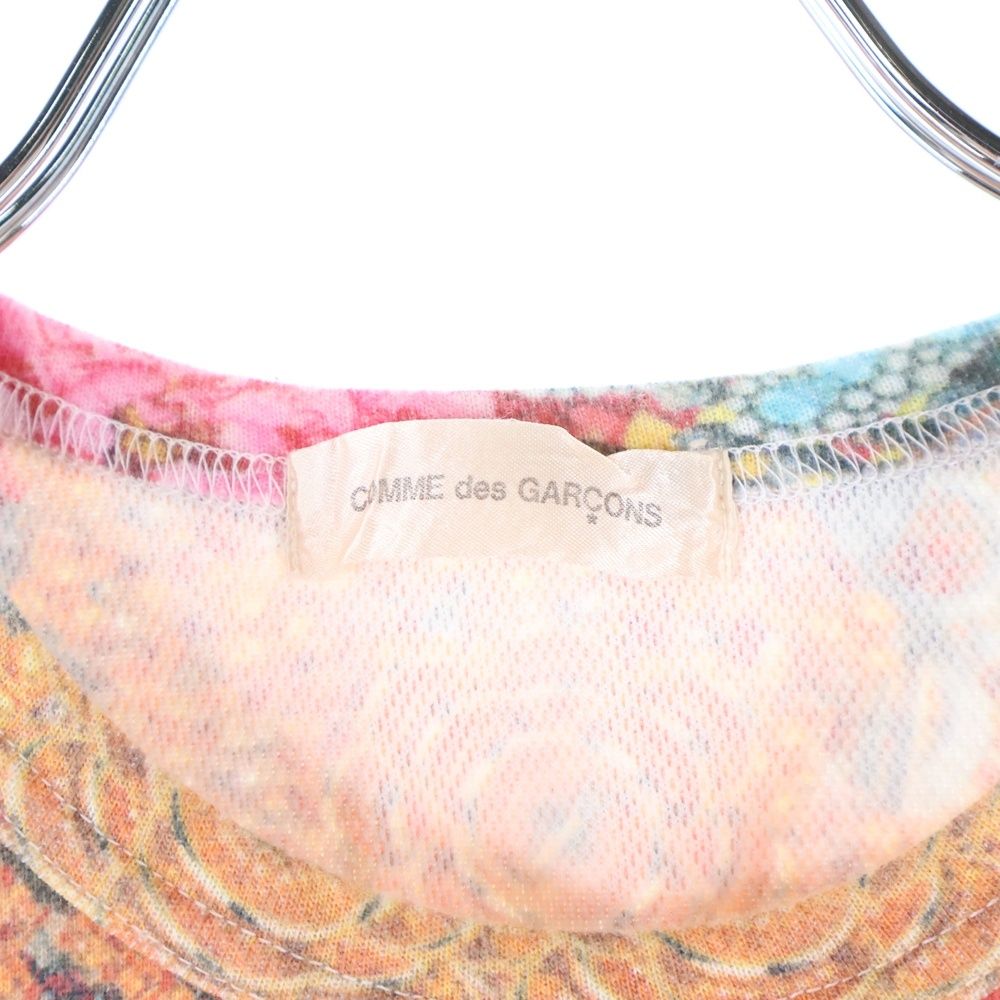 COMME des GARCONS コムデギャルソン 04 SS 花柄 コットン ノースリーブカットソー マルチ レディース GM-T 031 AD 2003