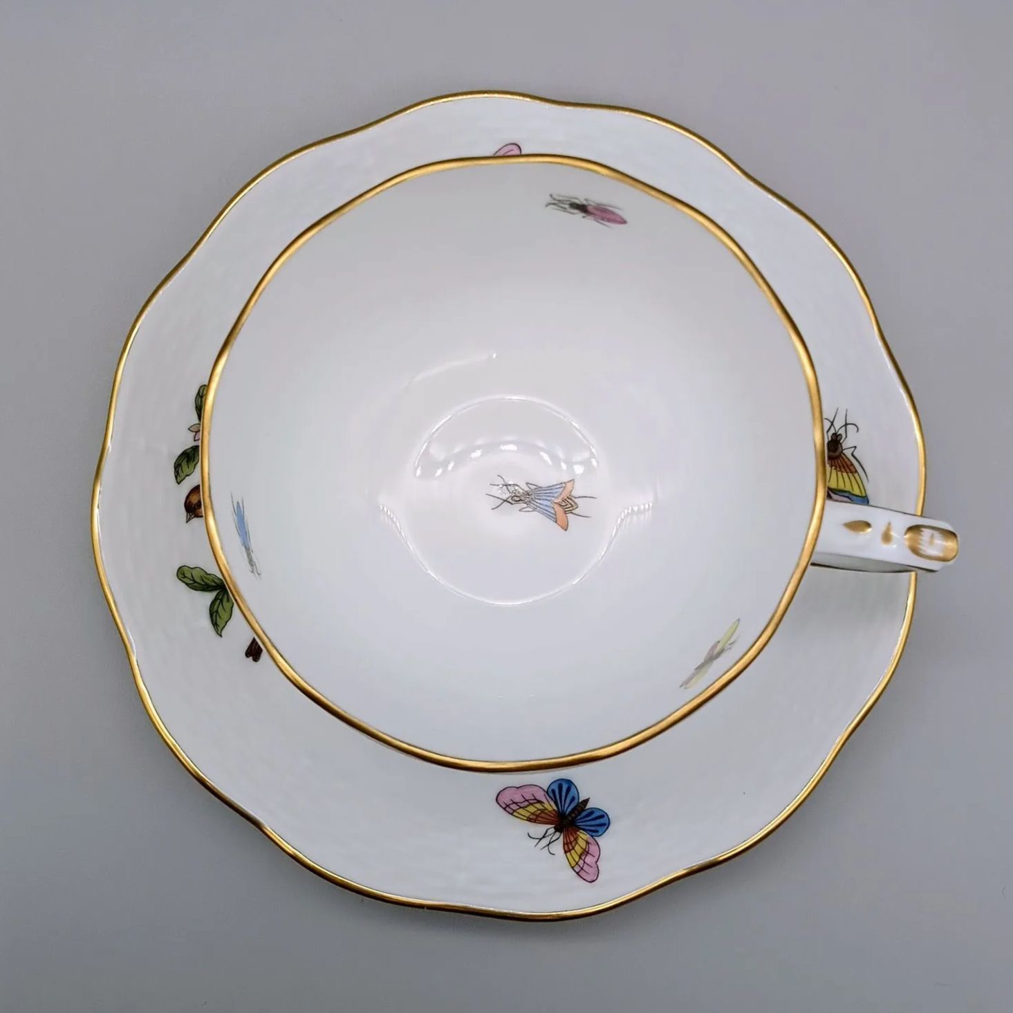 ヘレンド 卸売 ロスチャイルドバード ティーカップ＆ソーサー 希少