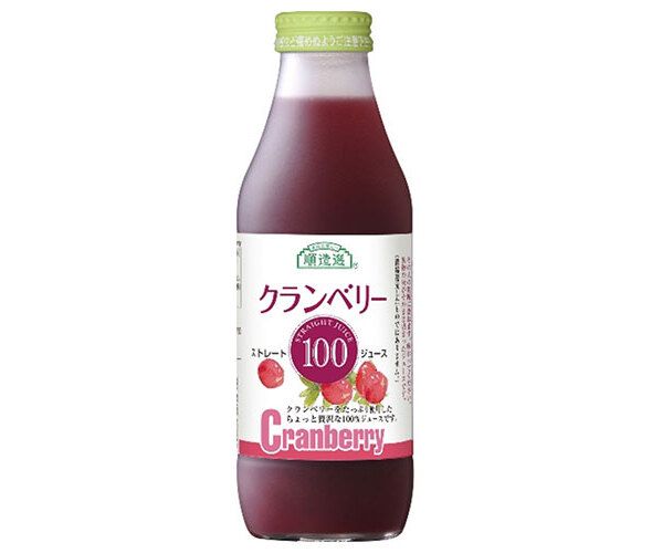 マルカイコーポレーション 順造選 クランベリー100 500ml瓶×12本入× 2ケース ｜ フルーツジュース 果汁 クランベリー 無添加 ストレート