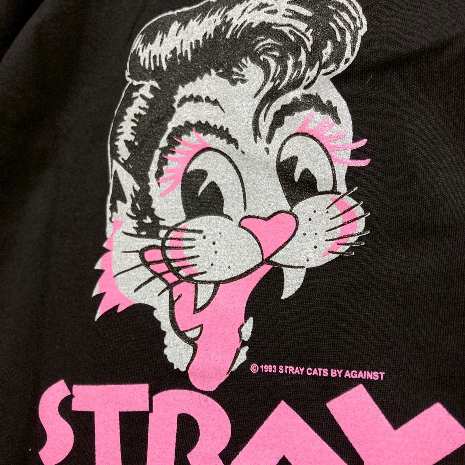 ◉ ストレイキャッツ STRAY CATS RANT N RAVE ホットロッド 黒 バンド
