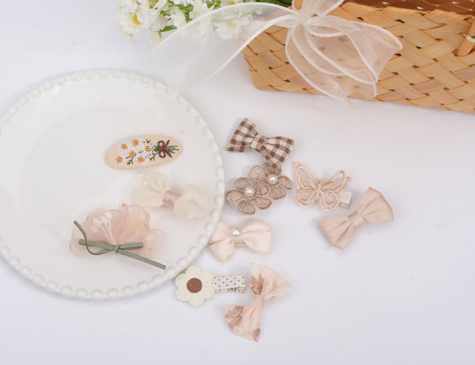 在庫セール ギフト 手作り シンプル おしゃれ かわいい お誕生日 女の子 ヘアアクセサリー キッズ 留め 髪 プレゼント リボン ヘアピン ヘアクリップ BIANHUAN SKLAD-KIRPICHA_RU