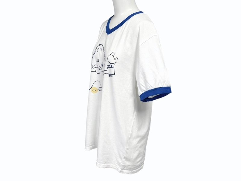 新品未使用 KAPITAL キャピタル 20/-天竺 VネックリンガーT(リトルベア  