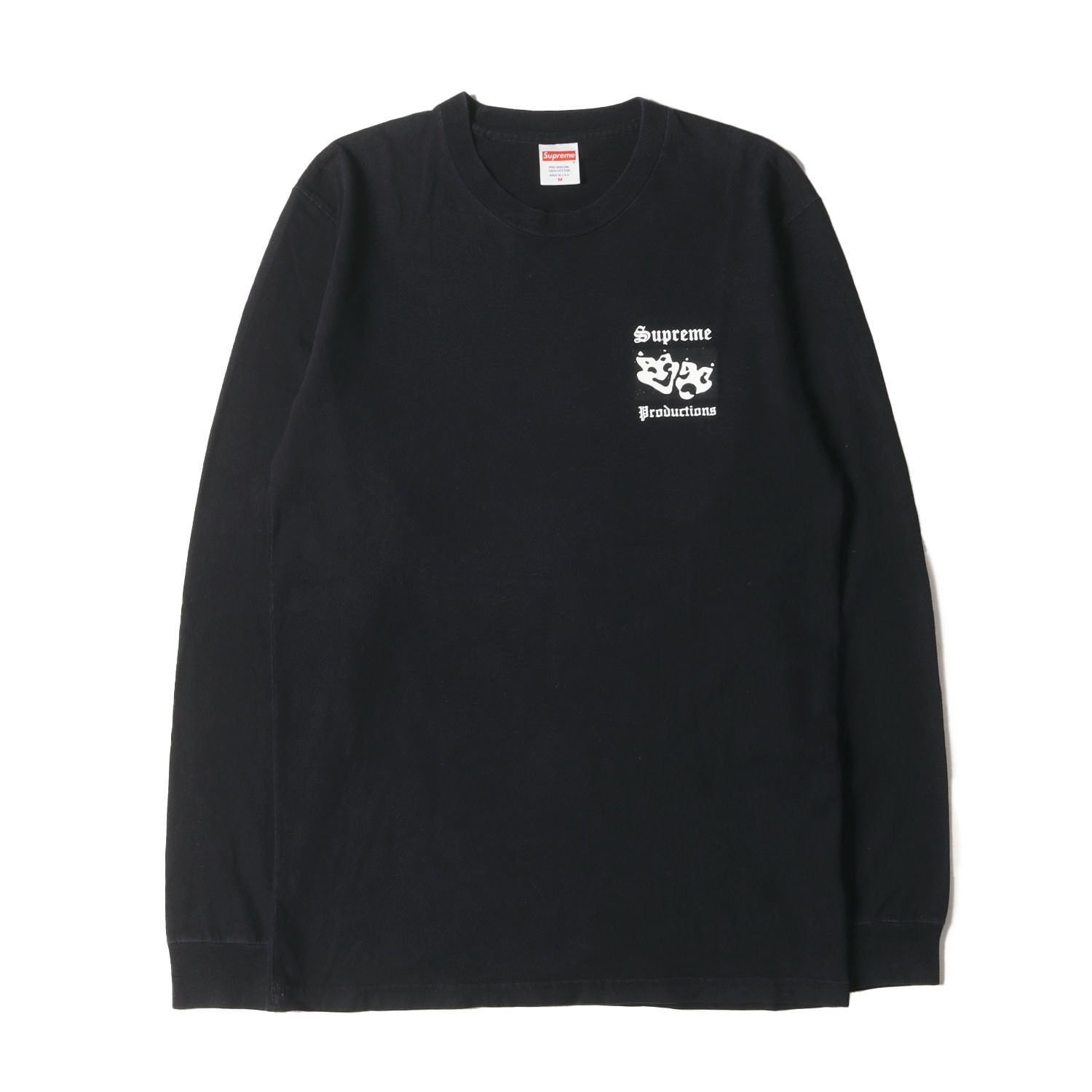 Supreme ブラック 長袖カットソー Supreme ブラック 長袖カットソー XL