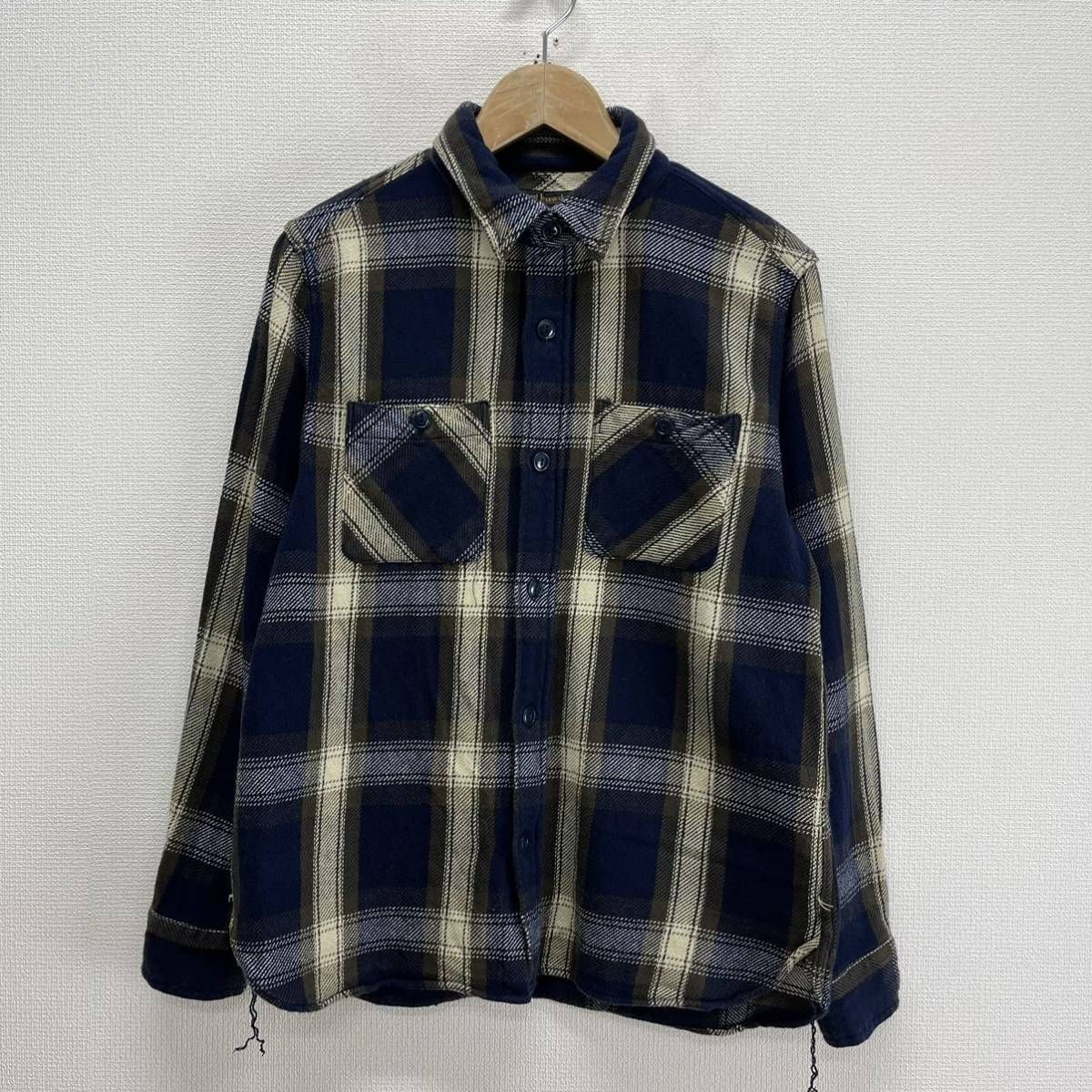 FULLCOUNT フルカウント 4915 INDIGO NELL CHECK SHIRT インディゴ