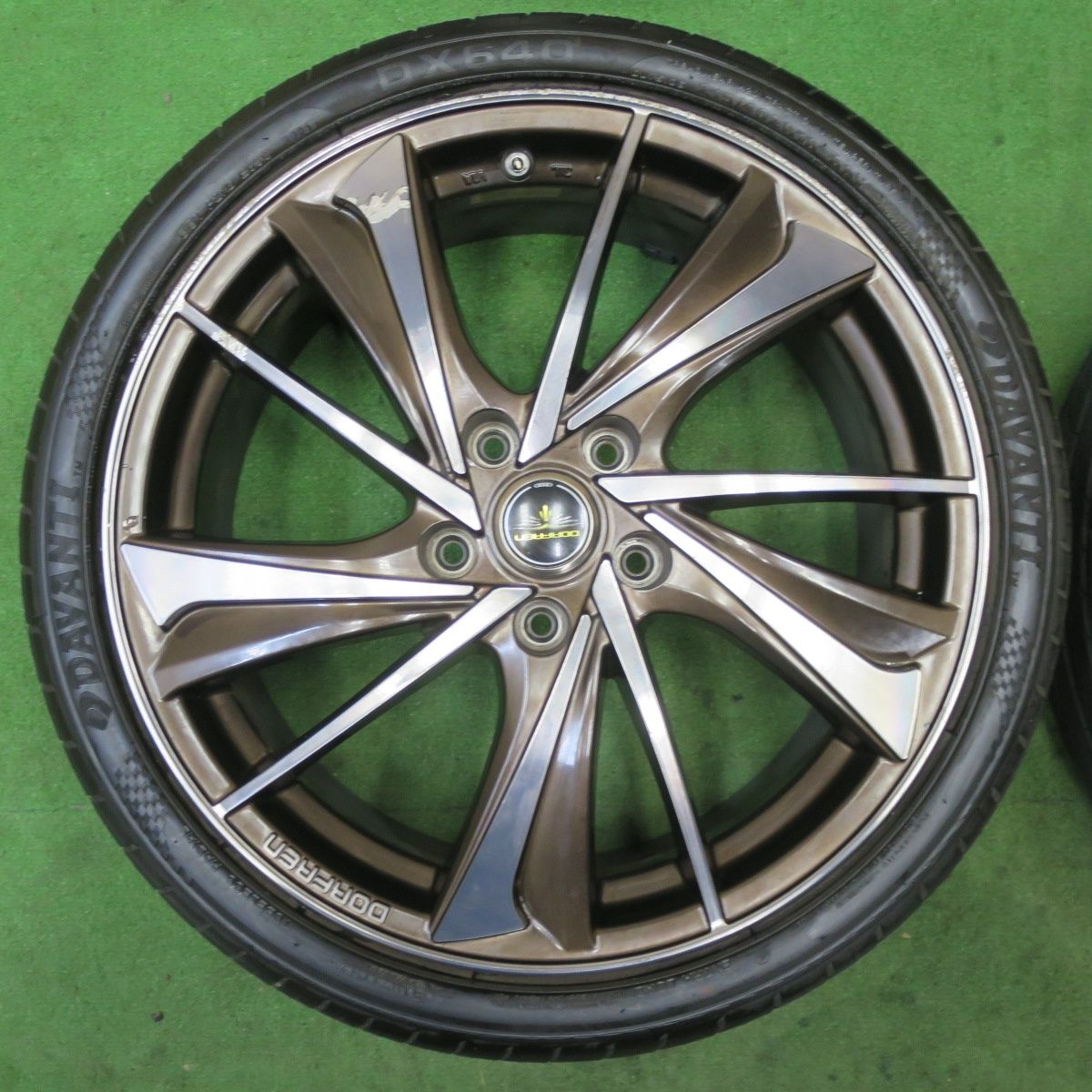 バリ溝！21年！8.5分☆215/40R18 ダヴァンティ DX640 DORFREN LFM606 