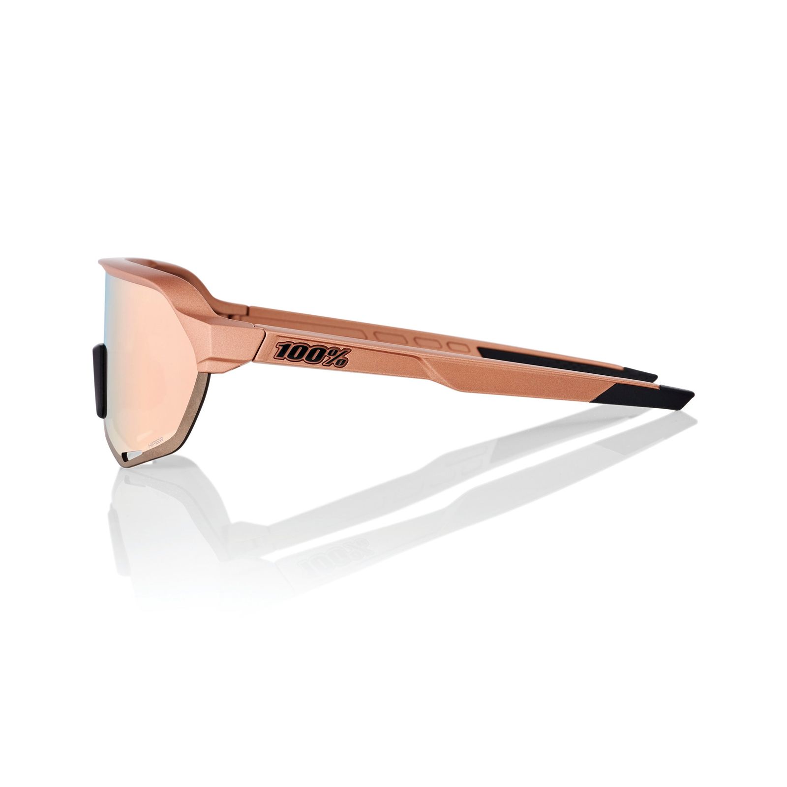 100% S2 Matte Copper ワンハンドレッド サングラス S2 - Matte Copper Chromium / HiPER Copper Mirror Lens | 100