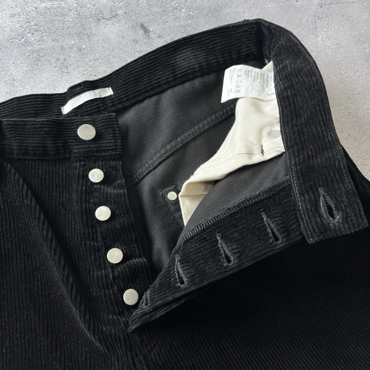 HATSKI ハツキ Wide Tapered Corduroy Pants HTK-22003-C コーデュロイ