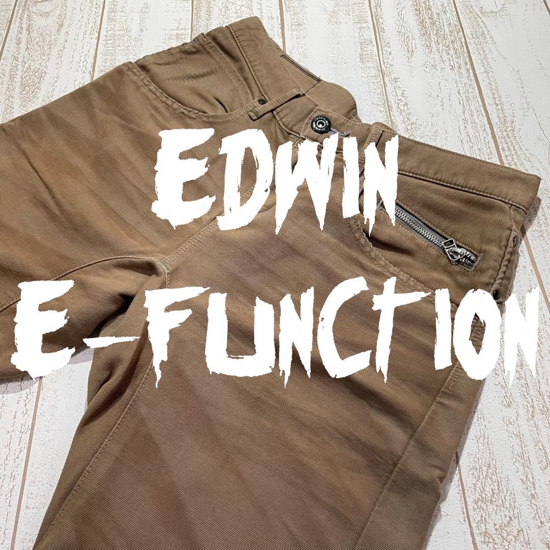 EDWIN】エドウィン E-FUNCTION EF503 シンチバック 立体裁断 ヒゲ加工