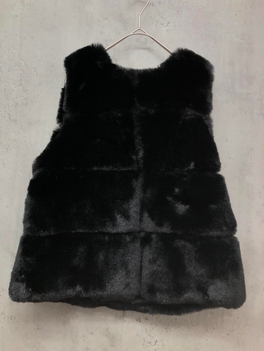 eimy istore エイミーイストワール ステップファー ベスト sizeF|黒 ◎レディース