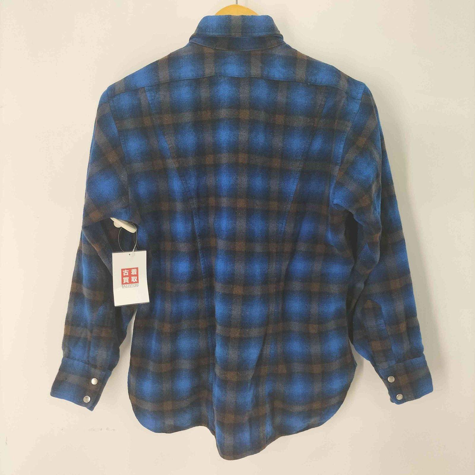 ペンドルトン 70s ターコイズ ブラック チェック ウエスタンシャツ M ペンドルトン 70s ターコイズ ブラック チェック ウエスタンシャツ M