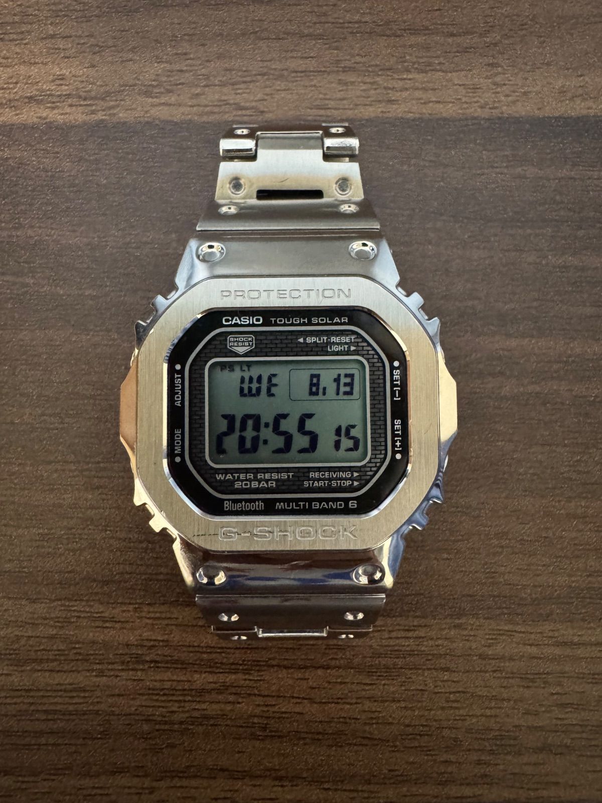 G-Shock Gショック GMW-B5000D-1JF フルメタル C6547 G-SHOCK GMW-B5000D-1JFフルメタル シルバー G-Shock Gショック GMW