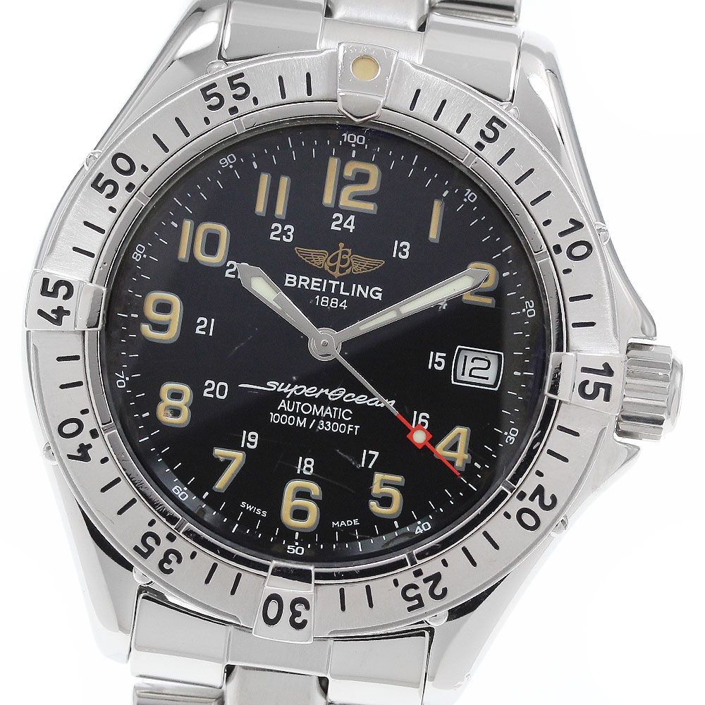ブライトリング BREITLING A17040 スーパーオーシャン デイト 自動巻き メンズ_910932