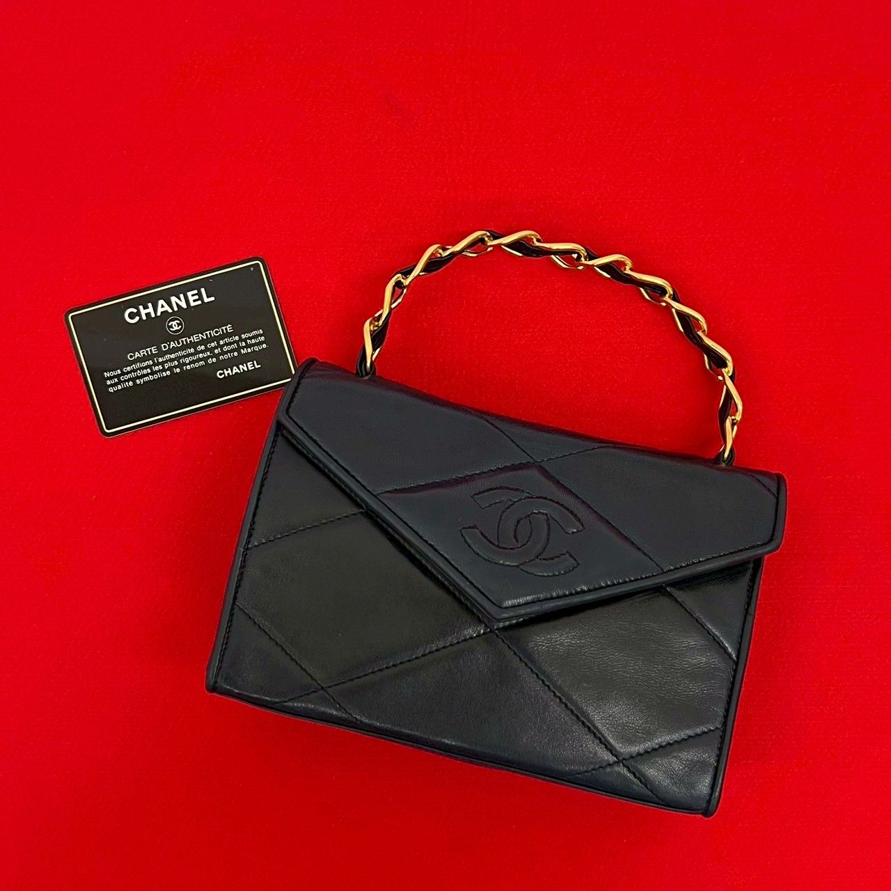 シャネル マトラッセ ラムスキン ショルダー トート ハンド バッグ シール CHANEL】シャネル マトラッセ ショルダーバッグ ラムスキン