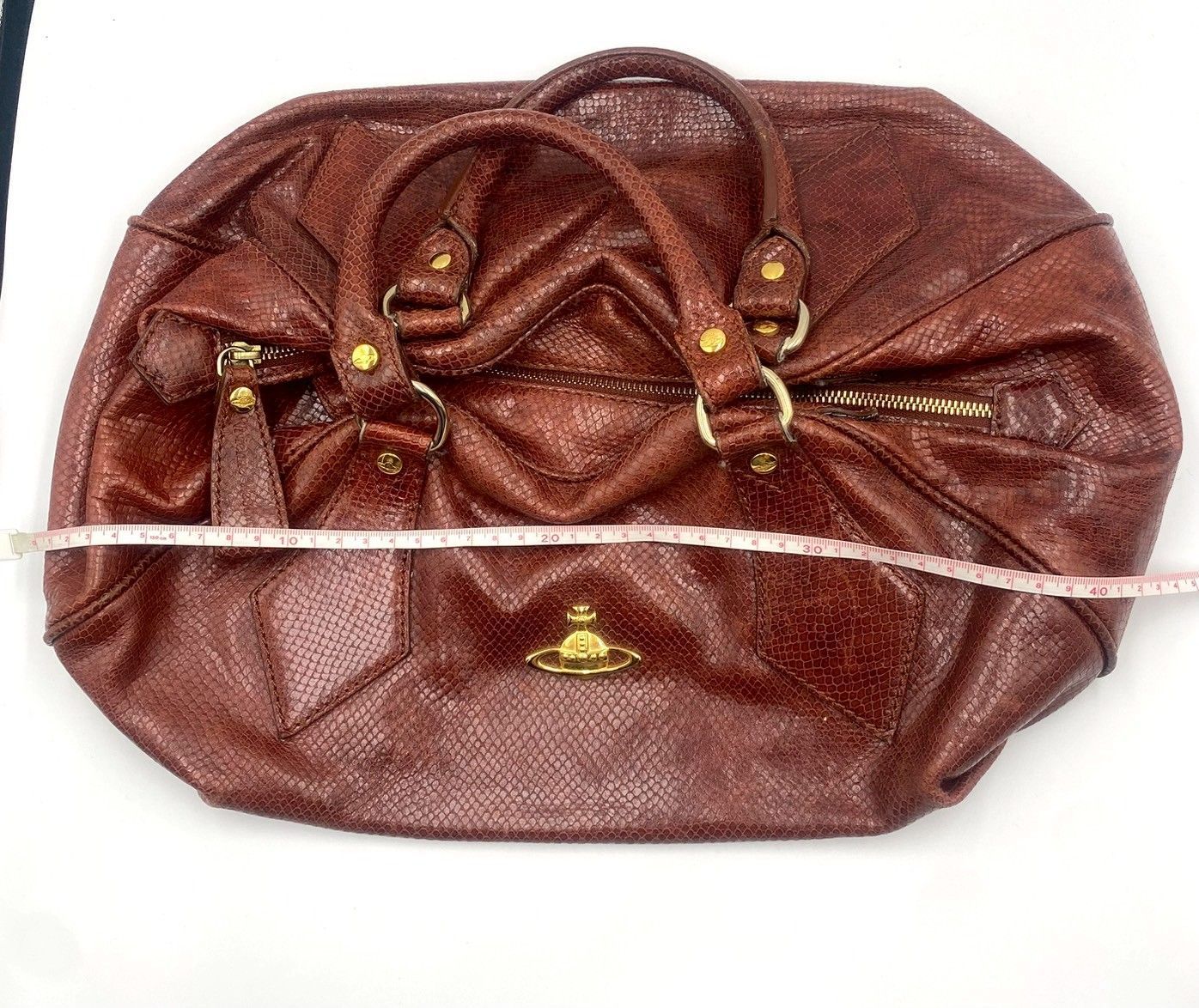 ヴィヴィアンウエストウッド ハンドバッグ ミニボストン オーブロゴ 日本製