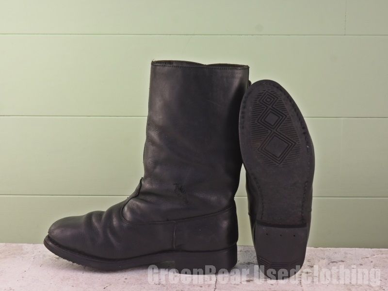 ビンテージ 軍ブーツ 黒 メンズ 26cmくらい Z416 - メルカリ 