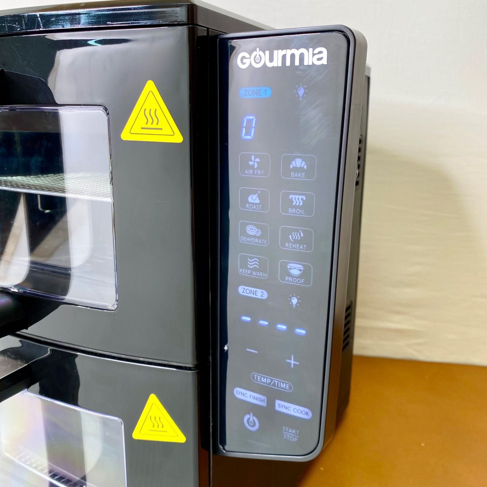 未使用 GOURMIA ダブルデッカー エアーフライヤー GAF1180 ノン