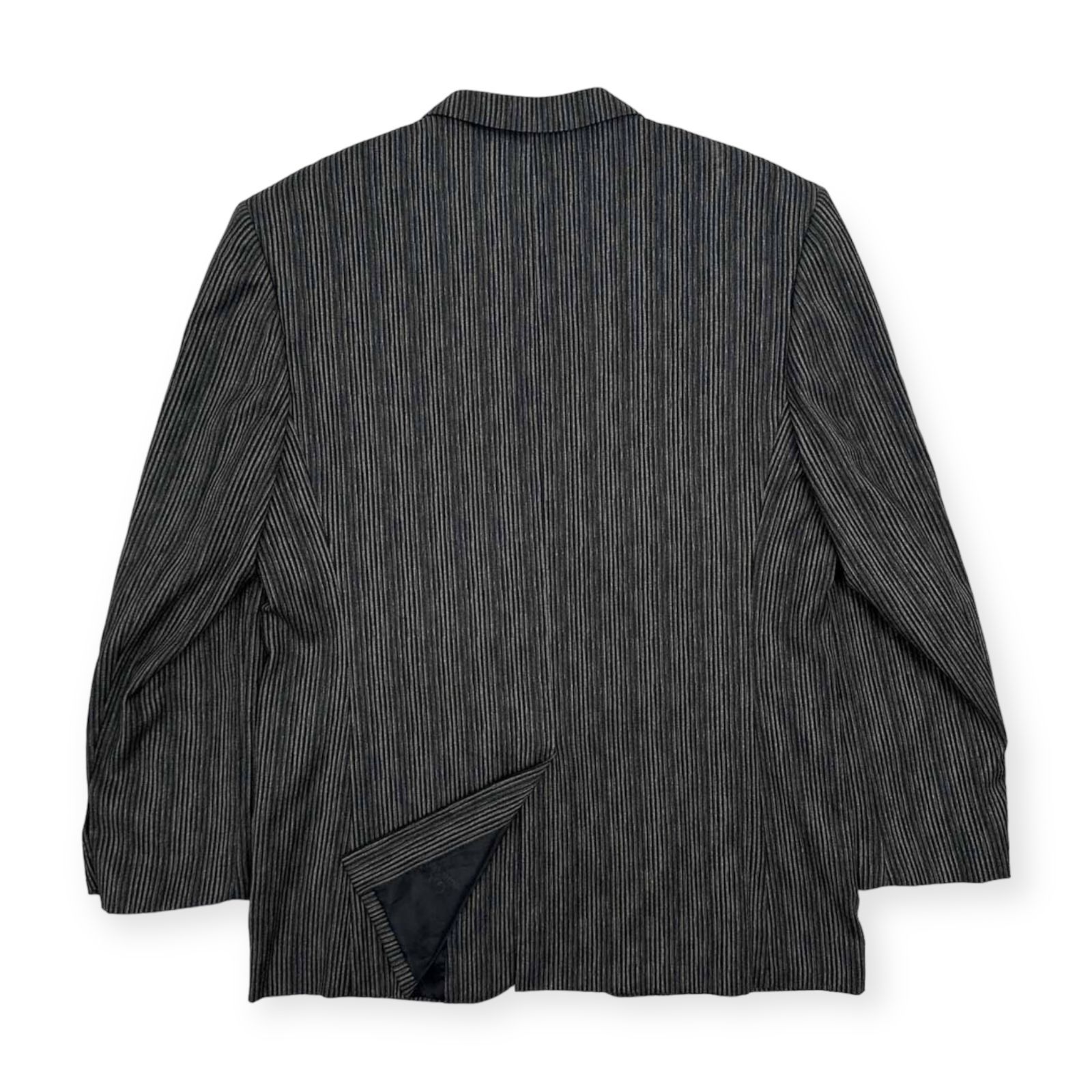 ARMANI COLLEZIONI シアサッカー テーラードジャケット 54 美品】 GIORGIO ARMANI LE COLLEZIONI ストライプ風 テンセル混