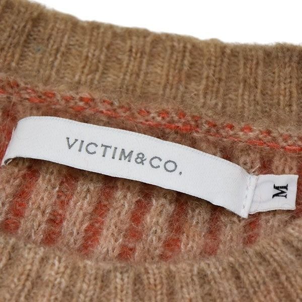 VICTIM ヴィクティム CHECK BIG KNIT チェックオーバーサイズ VICTIM ヴィクティム CHECK BIG KNIT チェックオーバーサイズ