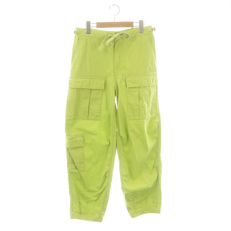 クリーニング済み Drawer ドュロワー 22SS パンツ グリーン Drawer