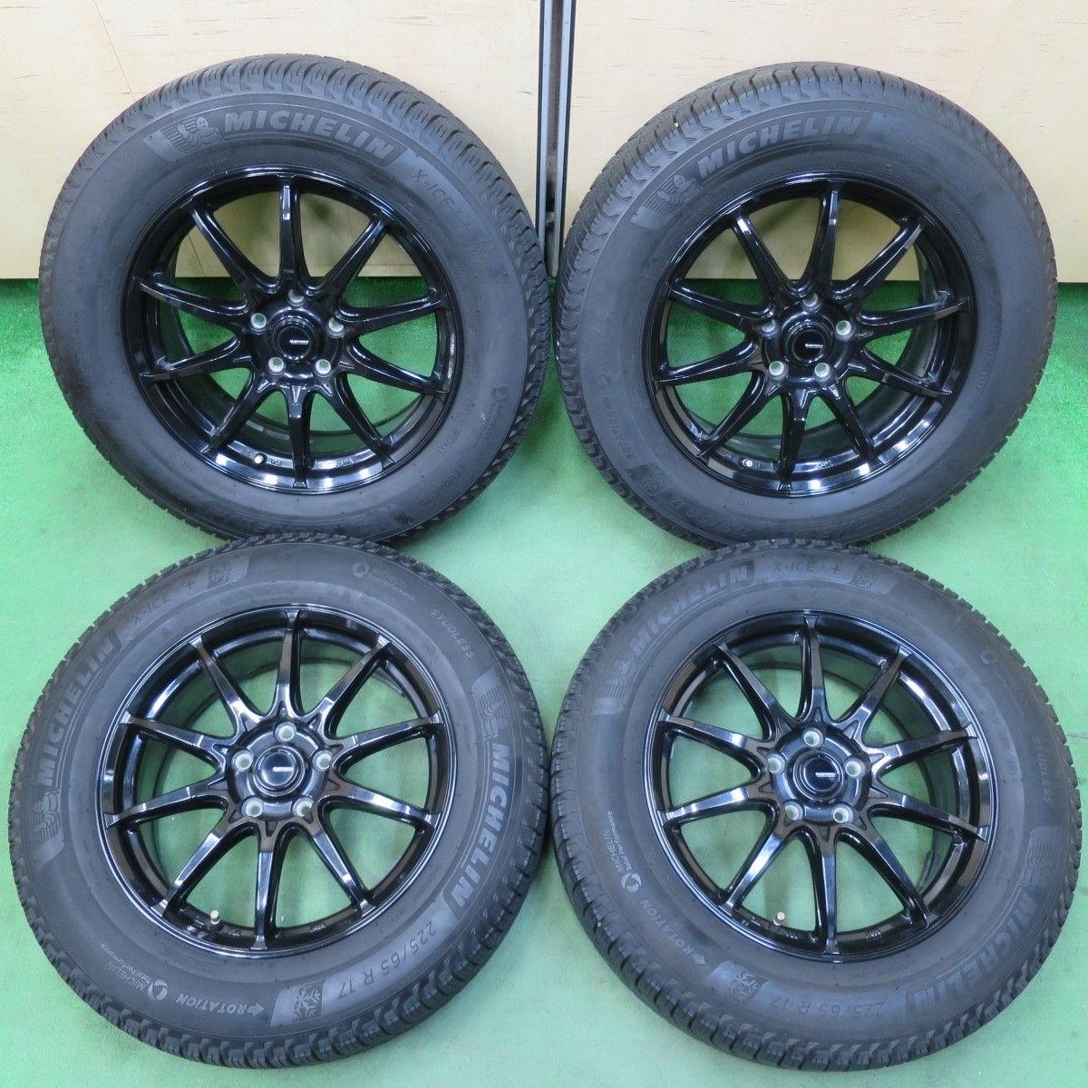 【美品！】225/65R17 スタッドレス【バリ溝】 バリ溝！キレイ！9分☆G-SPEED スタッドレス 225/65R17