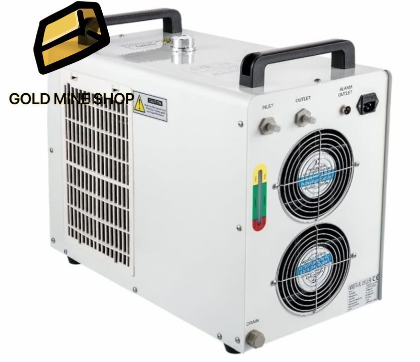 業務用冷水チラー CW-5200DG 130|150W CO2チューブ用 CO2ガラス管チラー 精密サーモスタット付 6L冷却タンク 小型循環低温制冷機 彫刻 切断機 溶接機 水槽