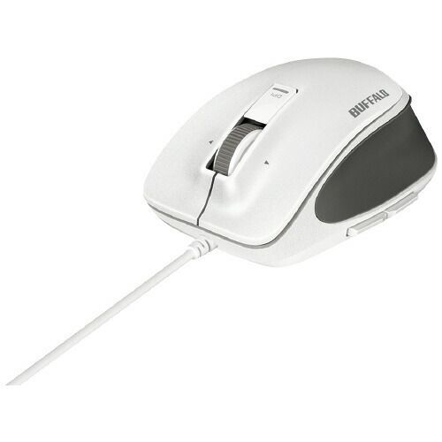 有線プレミアムフィットマウス BSMBU500MWH 【ＢＵＦＦＡＬＯ】